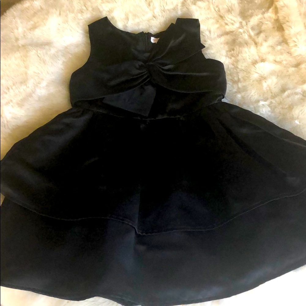 Girls Tiered Taffeta holiday dress (7/8)